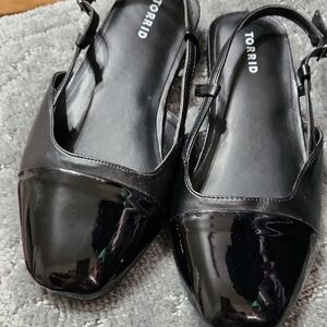 Torrid Glossy Black Flats
